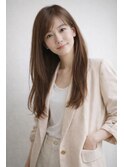 王道ナチュラルコンサバ女優ロング