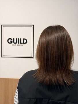 ギルド 東久留米店(GUILD) つるんとまとまるミディアムヘア