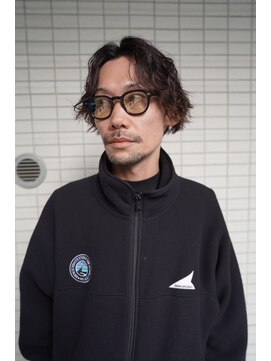 クオル キャスト 熊本(QOL×cast) 大人男子の波巻きパーマ