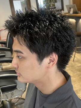エイトメン 池袋東口店(EIGHT MEN) メンズ刈り上げないショート　スパイキーショート