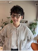 人気◎くせ毛風パーマショート/茅ヶ崎