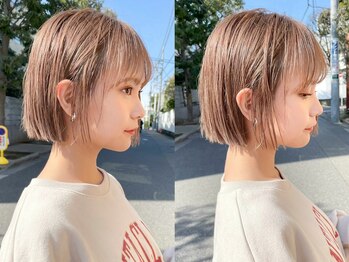 ガーデン 渋谷(GARDEN)の写真/艶のある透明感と柔らかさを髪色に与えるカラーで、肌の色も映える大人のための美しいカラーを実現★