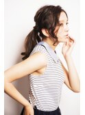 ☆外国人風・ポニーアレンジ☆【olive for hair】03-6914-0898