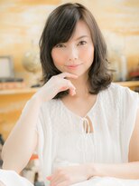 スタジオテオ(studio Teo)&nbsp;大人オフィスエアリーパーマ×小顔ひし形シルエット A