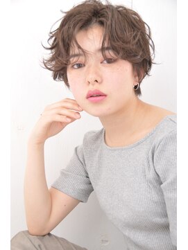 ネオリーブカフ 鶴ヶ峰店(Neolive caff) 【Neolive/鶴ヶ峰】センターパートがかわいいショートスタイル