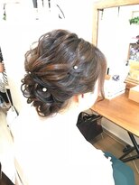 ロカット サロン(Roquat Salon)&nbsp;なみなみゆるふわアップアレンジ【ヘアアレンジ　立川/立川南】