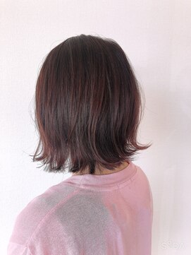 ネイビーヘアデザイン(navy hair design) 外ハネボブ