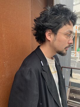 ビビト(bibito) bibito メンズウルフ　ツイストパーマ　グラデーションウルフ