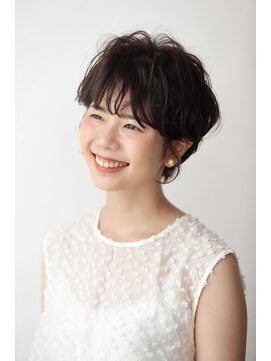 オーガニックエコ 川越(organic+eco) ゆるカールショート【川越/ショート/ヘッドスパ/髪質改善】