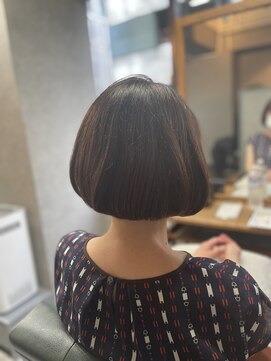 レポゼ 日本橋室町(Repose) repose.hair/テラコッタ/ミニウルフ/くすみブルー[日本橋駅]