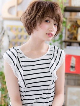 カバーヘア イヴ 戸頭店(COVER HAIR EVE) 大人可愛いくせ毛風ふわふわ小顔ボブショートh戸頭20代30代40代!