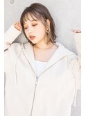 似合わせカットアースカラーくびれヘアデザインカラー