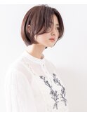 ダークアッシュ/丸みボブ/20代/30代/40代/《髪質改善》