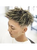 ツイスト黒金メッシュ