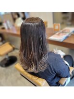エイクス ヘア デザイン×美髪クリニック 千葉(AQs hair design)&nbsp;カーキアッシュ(ハイライト有)