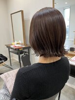 ラフ(LAFF)&nbsp;ボブ/ロブ/切りっぱなし/ブラウン