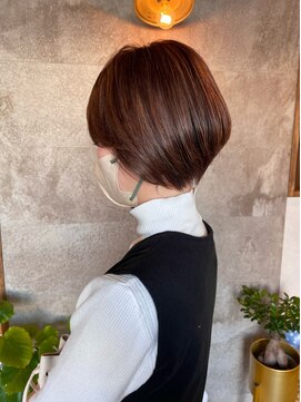 アノイ ポム(annoii_pom) ピンクベージュ　カット