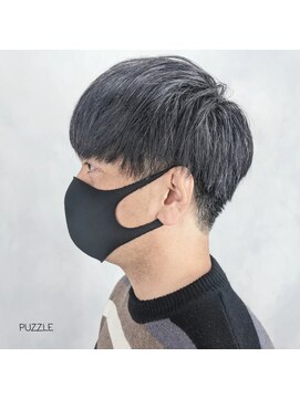 パズル(PUZZLE) メンズショート/刈り上げ/ビジネス/カジュアル/マッシュ/韓国風