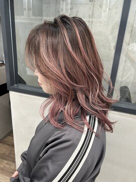 アルマヘア(Alma hair) ピンクバレイヤージュ
