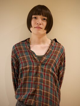 ネロ ヘアサロン ネイビー 渋谷(NERO HAIRSALON NAVY) 【ヤベハルカ】メンズボブ　前髪あり　メンズショート