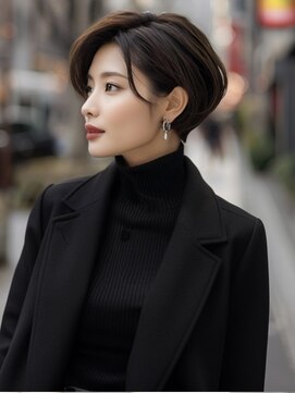 アルトリスト(Altruist Aging×HAIR&SPA) ☆イメチェンピンクベージュアンブレラカラー前髪クールショート