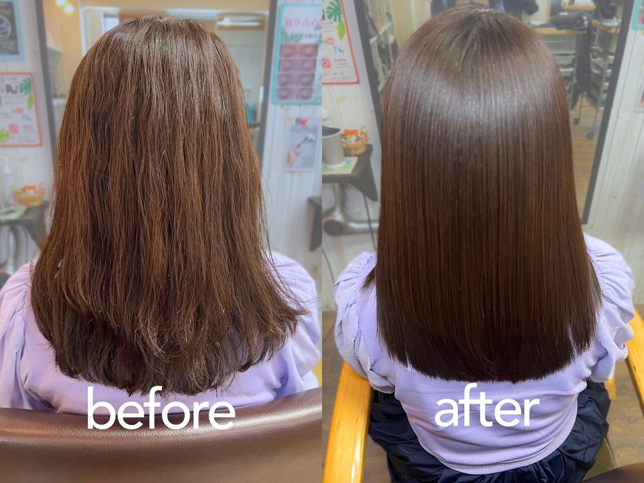 【Special美髪コース】カット+髪質改善縮毛矯正+4stepトリートメント\19000