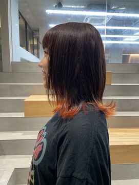 カケル(×.) orange裾カラー