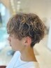 【メンズにおすすめ】　カット＋ダメージレスパーマ＋潤いトリートメント　