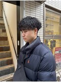 波巻きパーマ/メンズカット/メンズパーマ/ダウンパーマ