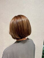 プリーズヘア(Please hair)&nbsp;白髪ぼかし×立体感ハイライトの柔らかベージュボブ