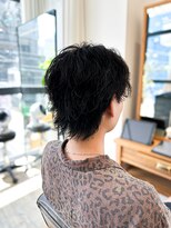 セイドット フクオカ(Say.FUKUOKA) 【メンズ★大名】センターパートウルフ×スパイラルパーマ×束感