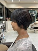 大人の品格ショートで若見え効果◎