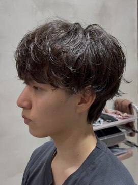 フィフス 神南(fifth) 渋谷シャドウパーマ緩めメンズパーマ刈り上げマッシュウルフ30代