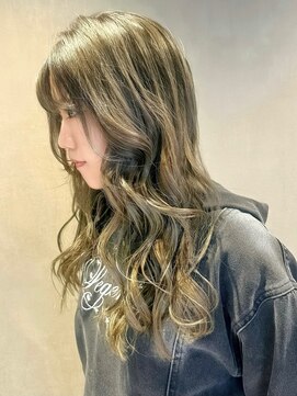 リア(Li'a) バレイヤージュカラー ＋ミルクティーベージュ