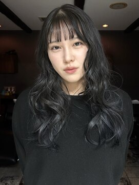 ヘアー アイス ルーチェ(HAIR ICI LUCE) ブルーブラック/レイヤー/グレージュ/太田