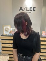 アイリー 名古屋(A/LEE)&nbsp;インナーカラー/レッドカラー/バイオレットカラー