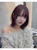 ラベンダーブラウン/レイヤーカット