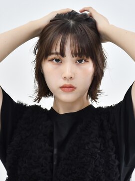ロアーヘアー フォルド 小倉店(RAWR hair FOLD) 【RAWR】顔まわりで遊ぶストレートボブ