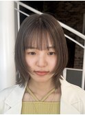 《吉田光ノ丞》レイヤーボブ/フェイスレイヤー/アッシュブラウン