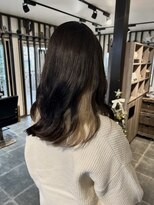 イコウヘアデザイン(icou hair design)&nbsp;インナーブリーチでミルクティーベージュ☆