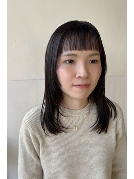 ニコナチカ(nico nachika) ぱつっと顔周りローレイヤー