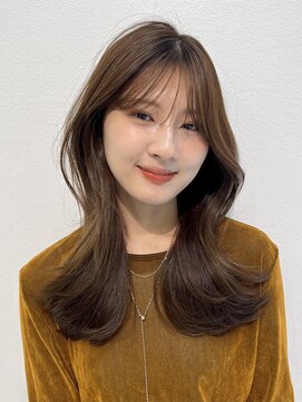 ラボヌールヘアー オリビエ 北千住店(La Bonheur hair Olivier) フェイスレイヤーくびれ巻