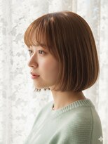 ミント(minto)&nbsp;小顔ショートボブ透明感カラー大人可愛く艶カラーココアベージュ