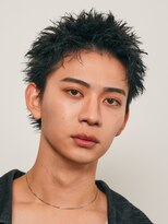 テン 心斎橋(tenn.)&nbsp;アクティブショートフェザーパーマルーズショートセンターパート