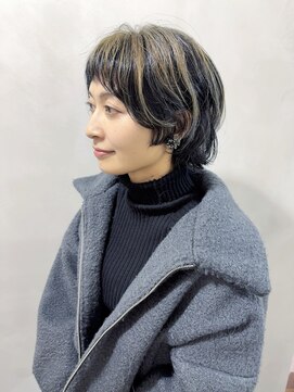 ラトリエコンタン(L´atelier Content) 【Lateliercontent MIHO】アンブレラカラーとカジュアルボブ