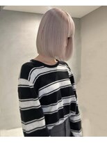 ペレ アネックス 大阪梅田茶屋町店(PELE ANNEX) イメチェン/ピンクベージュ/アンブレラカラー/前髪/梅田