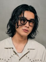 フィフス(fifth)&nbsp;原宿ゆるめスパイラルパーマメンズカットメンズボブミディアム