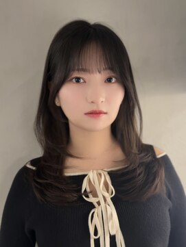 ノーレン 銀座(NOREN) レイヤー顔まわり大人かわいい髪質改善レイヤーカット銀座