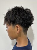 ニュアンスパーマ/ベリーショート/韓国マッシュ/松戸駅/men's