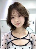 くびレイヤーエモージュ愛されショートボブ艶髪マッシュハンサム